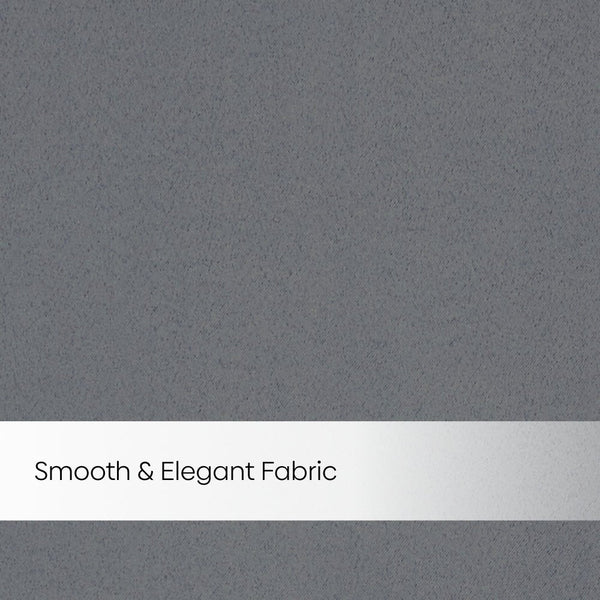 Blackout Solid Essential Drape Pack Of 2 Curtain, Cloud Grey