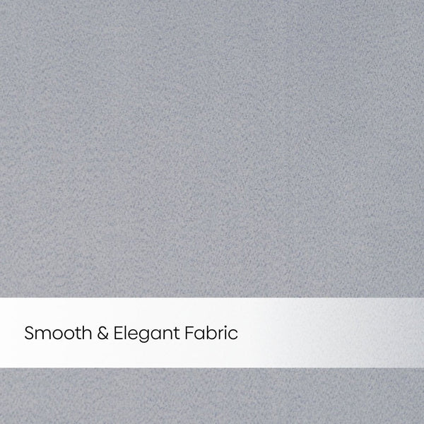 Blackout Solid Essential Drape Pack Of 2 Curtain, Ash Grey