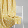 Cotton Printed Curtain Ochre Manor, Yellow