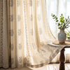 Cotton Printed Curtain Rosebud Lane, Yellow