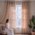 Cotton Printed Pack Of 2 Curtain Lattice, Pink