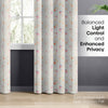 Cotton Printed Pack Of 2 Curtain Floral Siesta, Pink