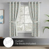 Cotton PrintedPack Of 2 Curtain Pink Blossom, Teal