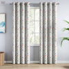 Cotton Printed Pack Of 2Curtain Classic Trellis, Multicolor