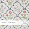 Cotton Printed Pack Of 2Curtain Classic Trellis, Multicolor
