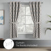 Cotton Printed Pack Of 2 Curtain Terracotta Trellis ,Multicolor