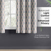 Cotton Printed Pack Of 2 Curtain Terracotta Trellis ,Multicolor