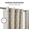 Cotton Printed Pack Of 2 Curtain Manor Beige