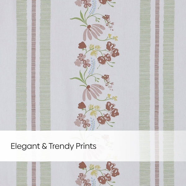 Cotton Printed Pack Of 2 Curtain Maison Fleurée Multicolor