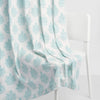 Cotton Printed Pack Of 2 Curtain Curtain Ciel Botanique Blue