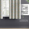 Cotton Printed Pack Of 2 Curtain Rosaline Multicolor