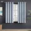 Polyester Printed Blackout Curtains Misty Fern, Dusty Blue