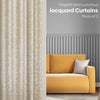 Ginkgo Serenity Curtain Set, Sand