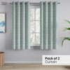 JacquardCurtains Verdant Bloom, Mint
