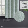 JacquardCurtains Verdant Bloom, Mint