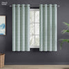 JacquardCurtains Verdant Bloom, Mint