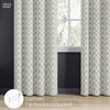 JacquardCurtains Silverleaf Harmony, Grey