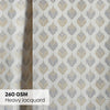 JacquardCurtains Silverleaf Harmony, Grey