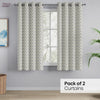 JacquardCurtains Silverleaf Harmony, Grey