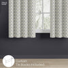 JacquardCurtains Silverleaf Harmony, Grey