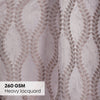JacquardCurtain Sandvine Emboss, Sand