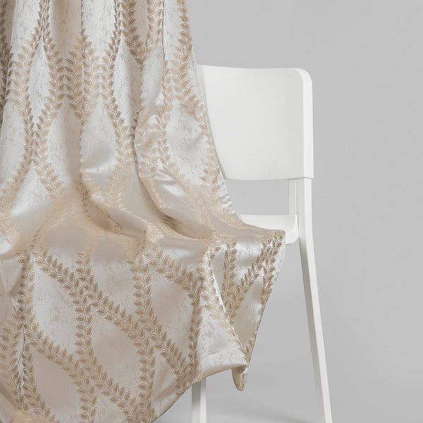JacquardCurtain Stonevine Emboss, Stone