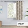JacquardCurtain Stonevine Emboss, Stone