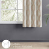 JacquardCurtain Stonevine Emboss, Stone