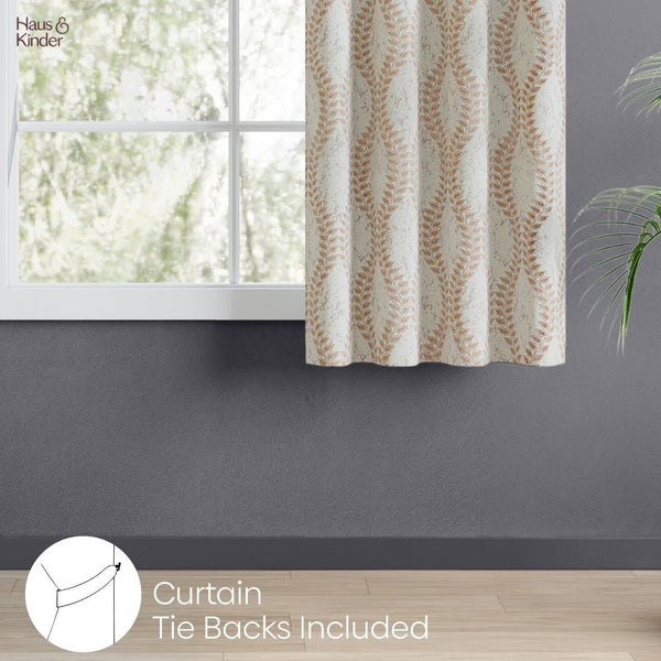 JacquardCurtain Stonevine Emboss, Stone