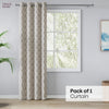 JacquardCurtain Stonehaven Damask, Stone