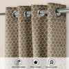 Mosaic Mirage Curtain Set, Moss