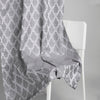 JacquardCurtain Silvercrest Damask, Grey