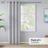 JacquardCurtain Silvercrest Damask, Grey