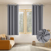 Mosaic Mirage Curtain Set, Slate