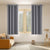Mosaic Mirage Curtain Set, Slate