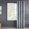 Vintage Bloom Cotton Printed Pack Of 1 Curtain, Grey