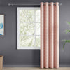 Vintage Bloom Cotton Printed Pack Of 1 Curtain, Pink