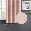 Vintage Bloom Cotton Printed Pack Of 1 Curtain, Pink