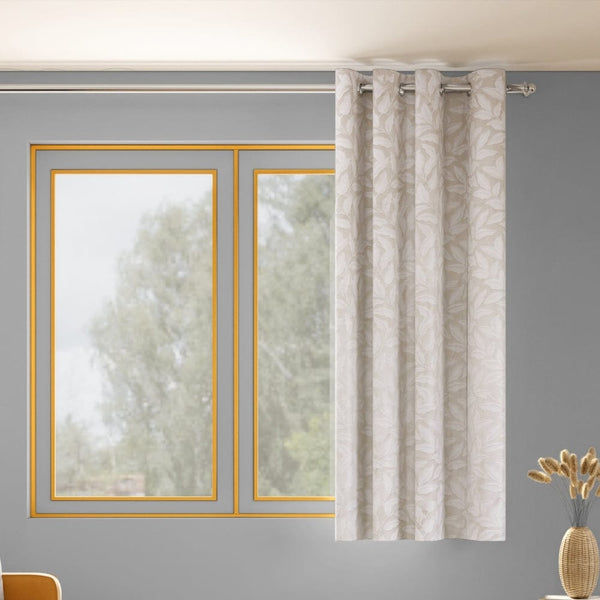Botanic Hush Curtain, Pearl