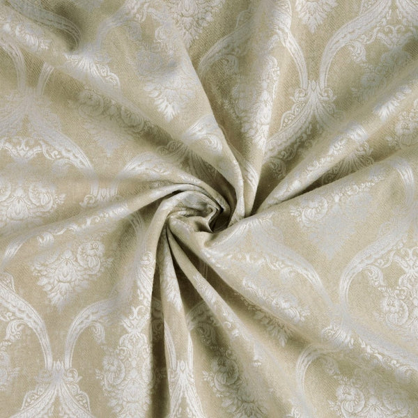 Ornate Symphony Curtain, Ivory