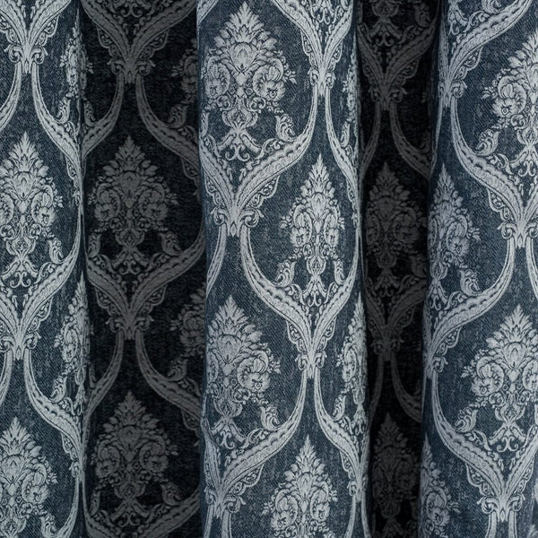 Ornate Symphony Curtain, Sapphire