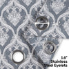 Ornate Symphony Curtain, Sapphire