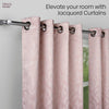 JacquardCurtains Whispering Willow, Pink