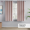 JacquardCurtains Whispering Willow, Pink