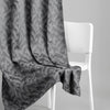 Jacquard Curtains Midnight Willow Steel, Grey
