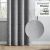 JacquardCurtains Slate Willow, Stone