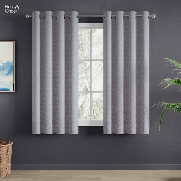 JacquardCurtains Slate Willow, Stone