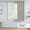 Poly Cotton JacquardCurtains Frosted Garden, Pista
