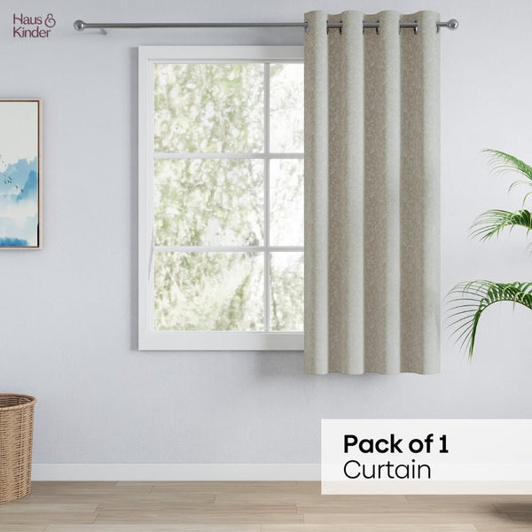 Poly Cotton JacquardCurtains Frosted Garden, Pista