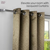 JacquardCurtains Urban Lattice, Moss